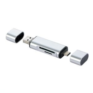 Multi-Function USB Card Reader – Silver