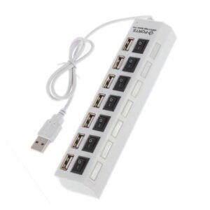 7-Port USB Hub with Individual Switches