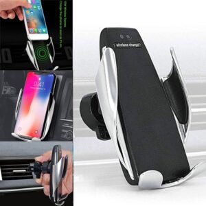 10W Car Wireless Charger & Phone Holder – Black