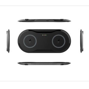 Dual 10W Wireless Charging Pad – Black