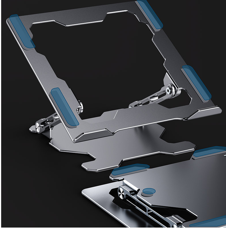 Adjustable Aluminum Laptop Stand – Grey - Image 4