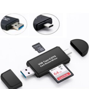 USB 3.0 SD / TF Memory Card Reader – Black