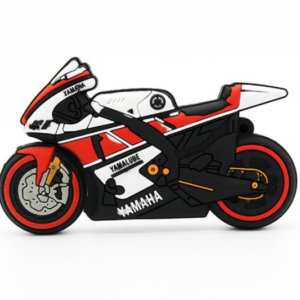 Cartoon USB Drive Wrist USB Drive Motorcycle USB Drive Red white 4GB